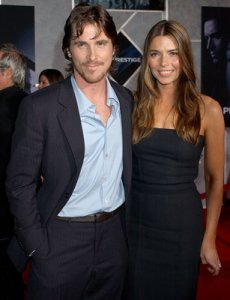 christian bale and wife-sibi